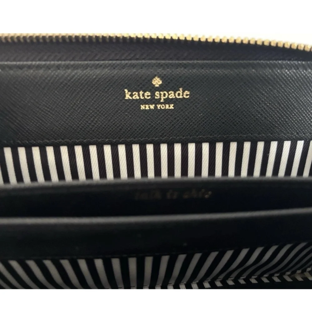 Kate Spade Black Wristlet Wallet